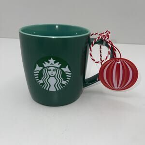 Starbucks 2024 Green Ceramic Coffee Mug Cup 11 oz